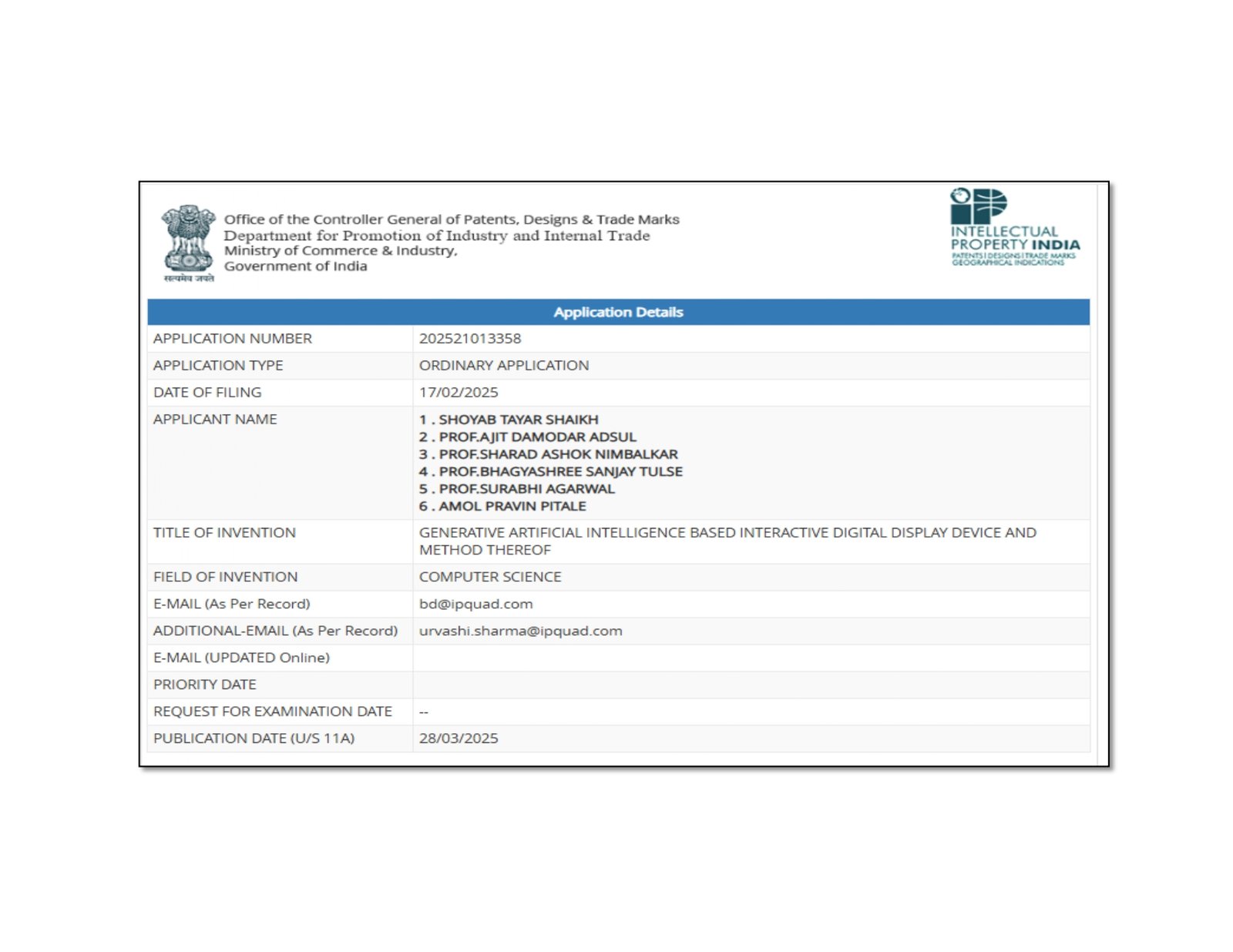 GENERATIVE AI BASED RECHARGEABLE INTERACTIVE DIGITAL DISPLAY UNIT FOR MANAGEMENT SOLUTIONS