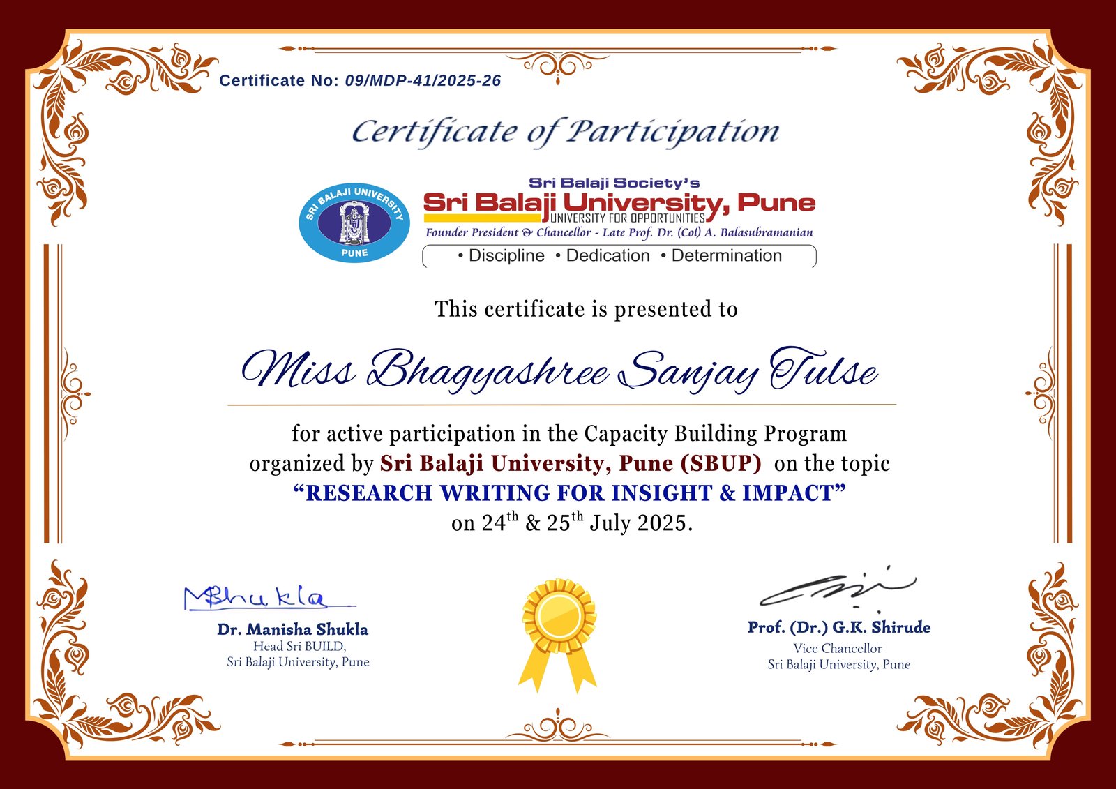 RESEARCH WRITING FOR INSIGHTS AND IMPACT