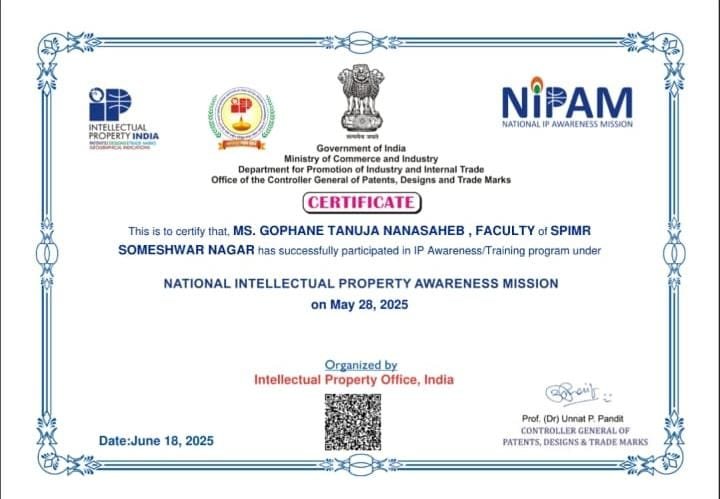 IP AWARNESS/TRAINING PROGRAMME